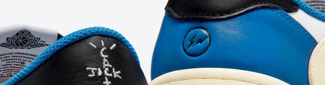 Travis Scott x Fragment Design x Air Jordan 1 Low "Military Blue" Box Price Outfit Release Date