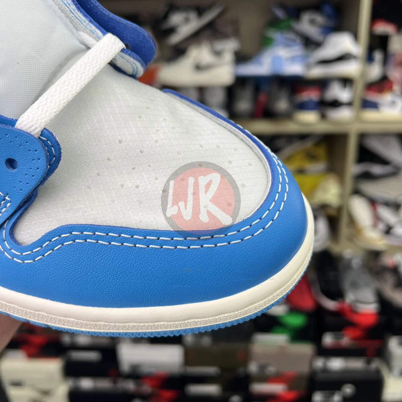 Air Jordan 1 Retro High Off White University Blue Aq0818 148 Ljr Sneakers (16) - bc-ljr.net