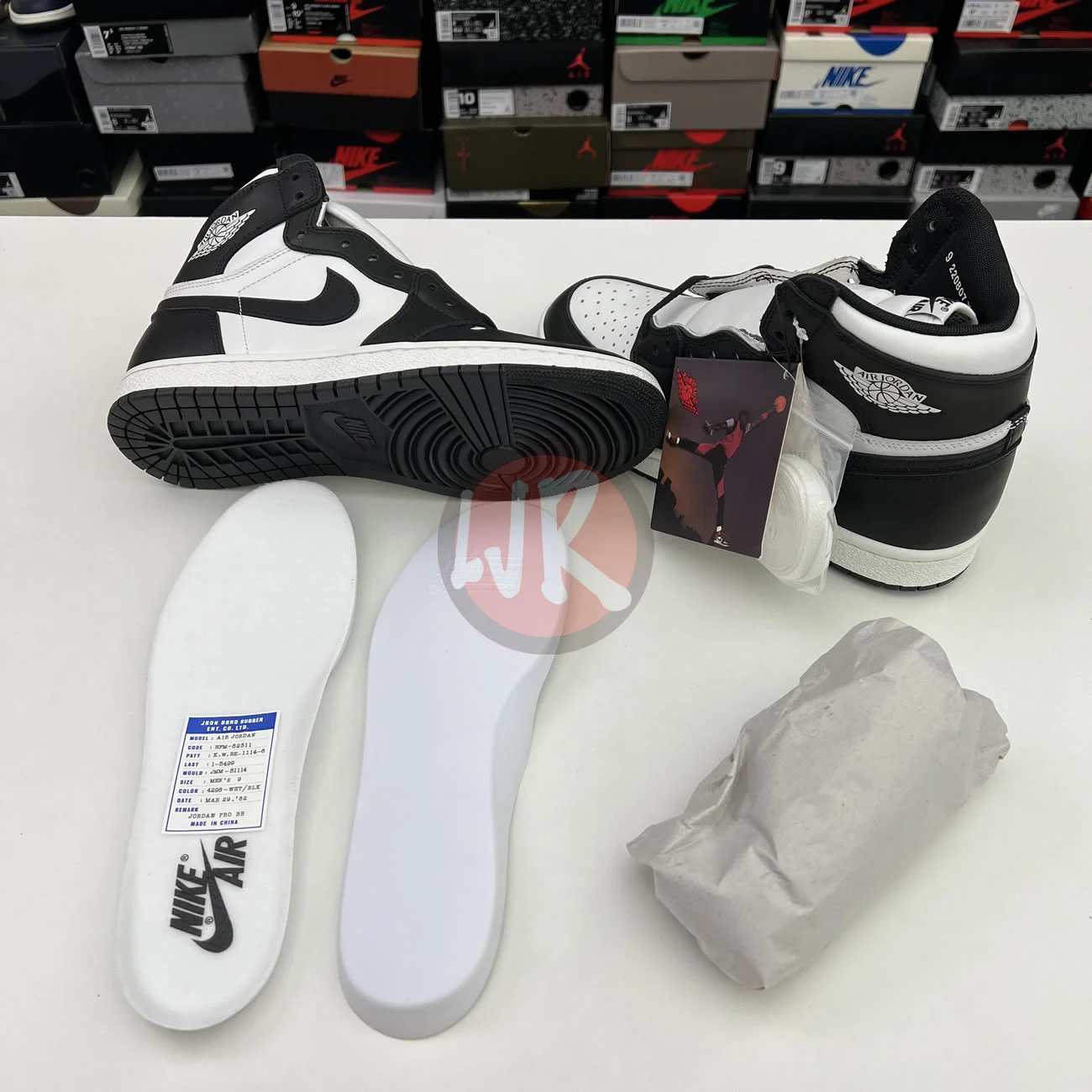 Air Jordan 1 Retro High 85 Black White 2023 Bq4422 001 Ljr Sneakers (7) - bc-ljr.net