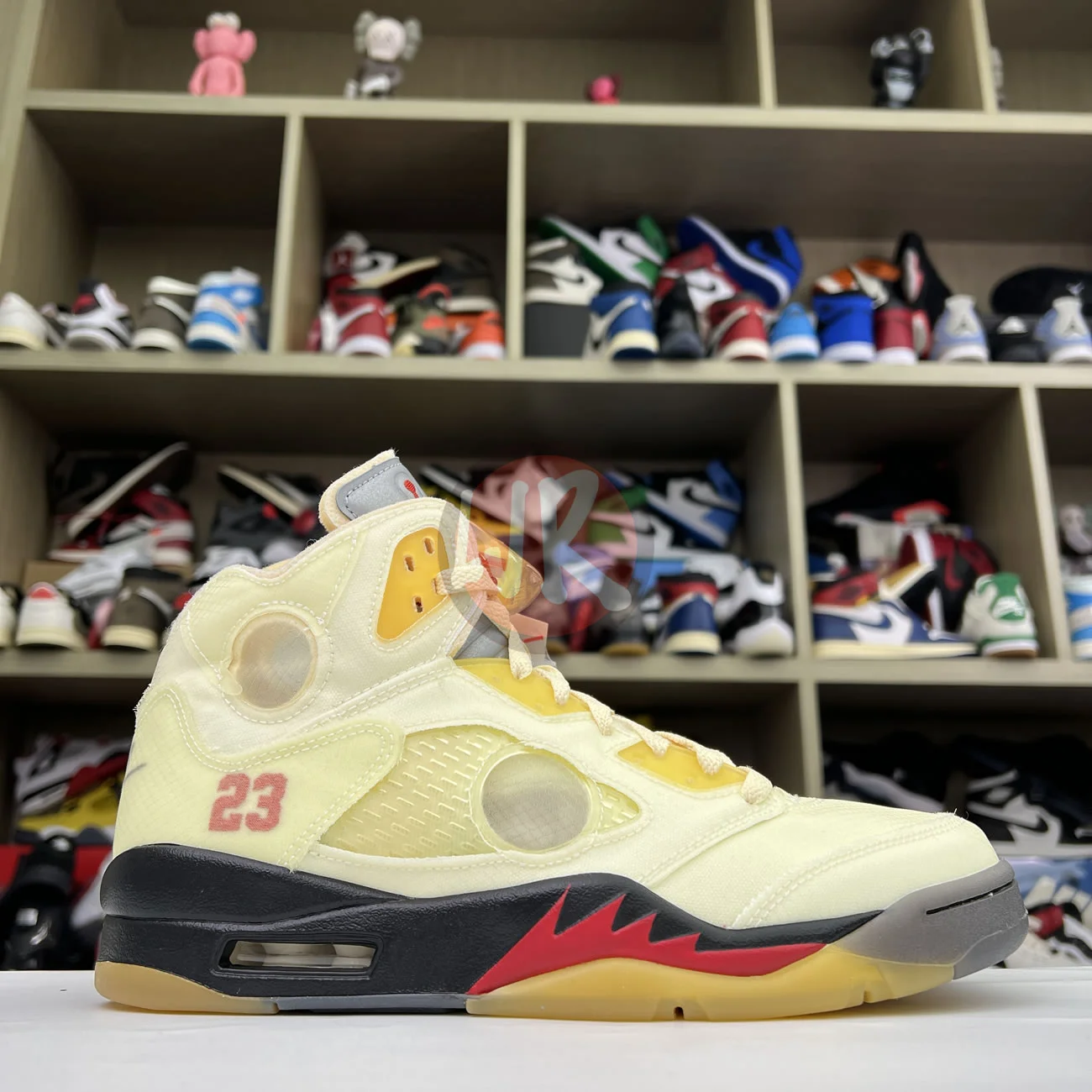 Air Jordan 5 Retro Off White Sail Dh8565 100 Ljr Sneakers (1) - bc-ljr.net