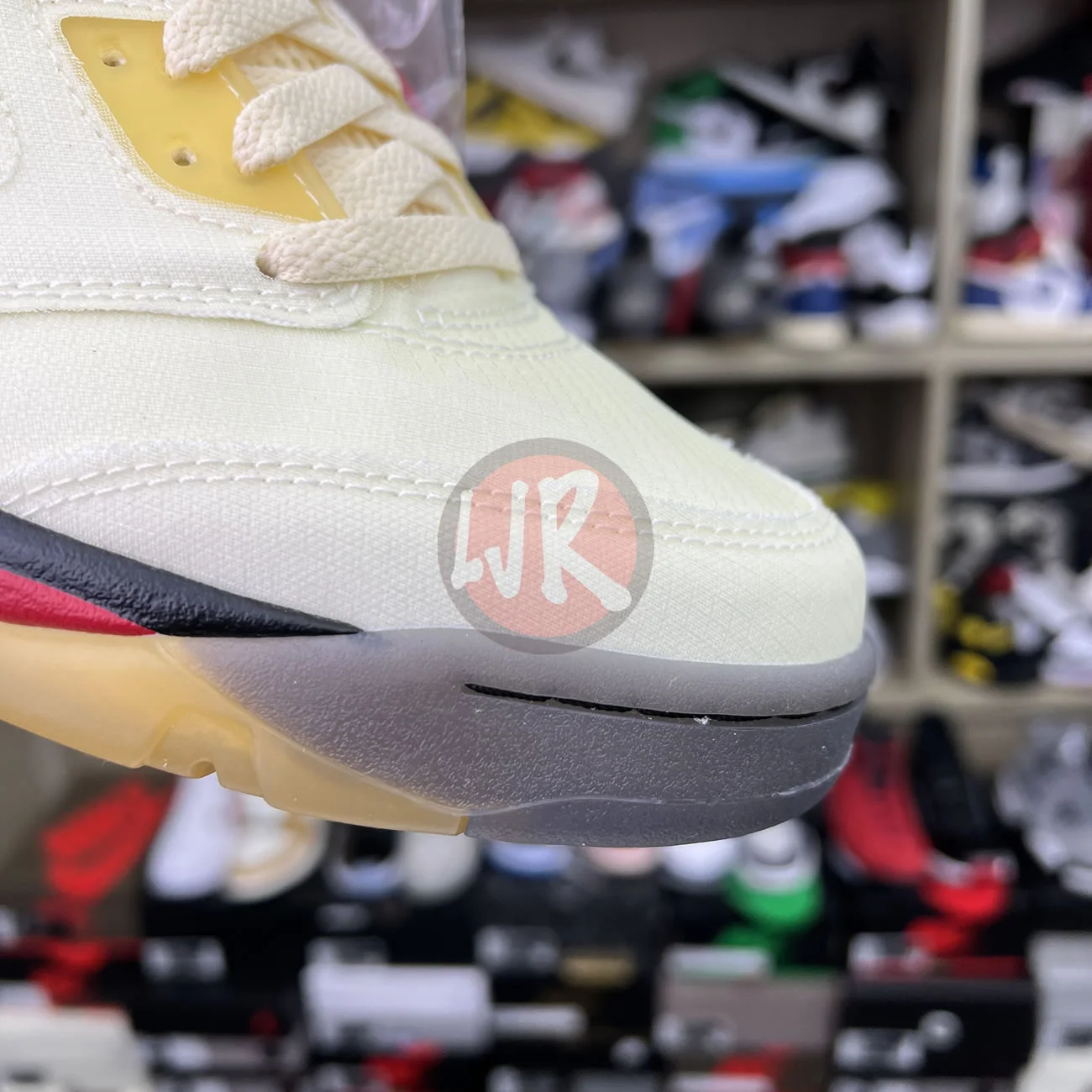 Air Jordan 5 Retro Off White Sail Dh8565 100 Ljr Sneakers (7) - bc-ljr.net